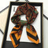 70x70cm Silk Satin Square Scarf with Print