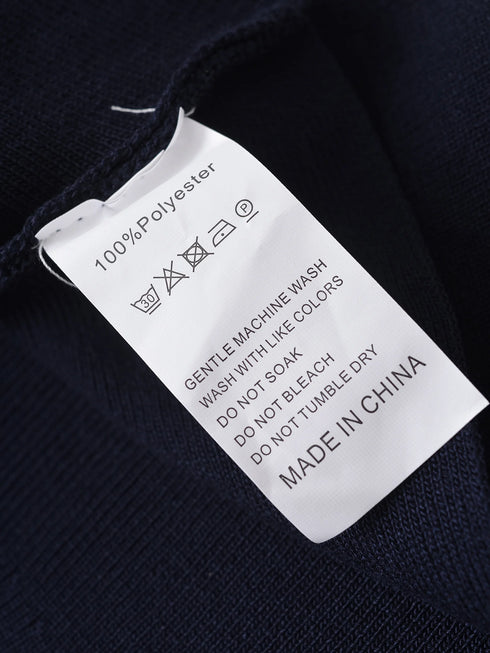 V-Neck Shoulder Pad Knit Blazer for Women