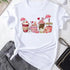 Aesthetic Women's Ice Cream Graphic Tee - Trendy Short Sleeve T-Shirt for Stylish Casual Looks