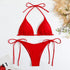 Lace Up Micro Bikini Set for Women