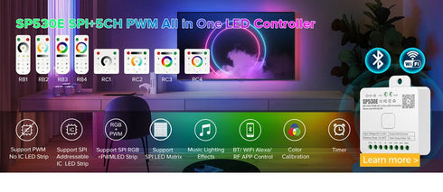 Individually Addressable WS2812B LED Strip Lights