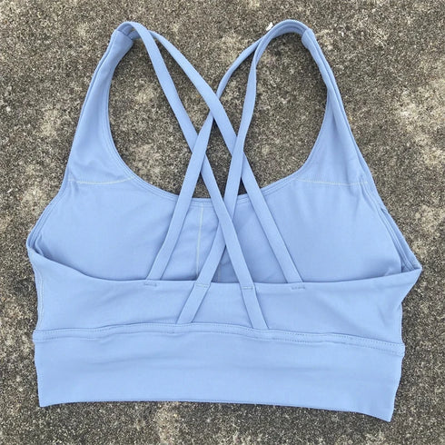 High Support Cross Straps Sports Bra for Women