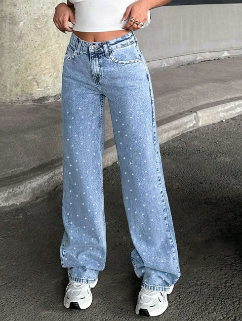Women's High Waisted Baggy Denim Jeans