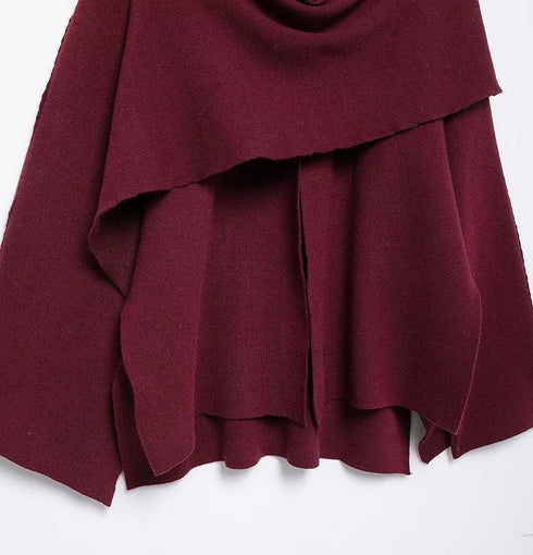 MUJER 2025 Asymmetrical Cropped Women's Coat