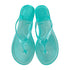 Women's Crystal Flip Flops - Transparent Summer Sandals