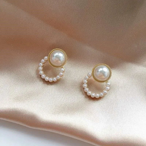 Light Luxury Imitation Pearl Drop Earrings for Women