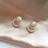 Light Luxury Imitation Pearl Drop Earrings for Women