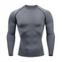 Men's Quick Dry Long Sleeve Compression Running T-Shirt