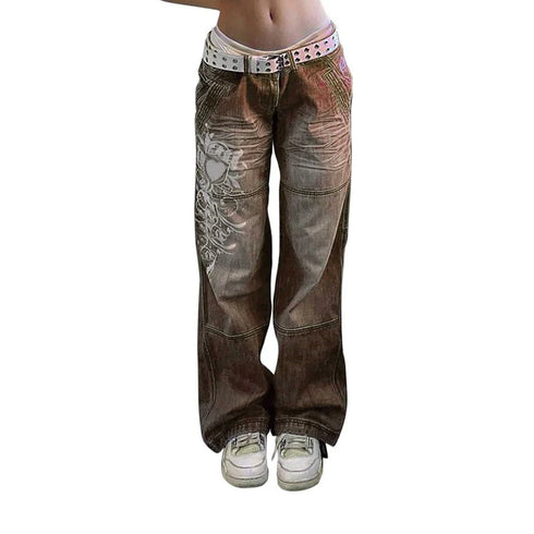 Wide Leg High Waist Jeans for Women