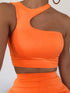 Cut Out Sexy Crop Off Shoulder Tank Top for Women Summer