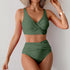 Women’s High-Waisted Twist Front Bikini Set