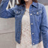 Women's Casual Denim Jacket for Spring and Autumn