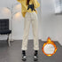 Women's Fleece Lined Harem Pants - Ankle Length