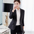 Black Women Blazer Slim Fit Office Work Jacket with Pockets