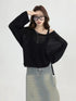 Sexy Sheer Baggy T-shirt for Women 2024 Summer Casual Fashion Loose Pullovers Chic Lazy Solid Color Off Shoulder Top Streetwear