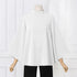 VONDA Women Fashion Blouse 2024 Elegant Autumn Tunic Tops Casual Stand Collar 3/4 Flare Sleeve Office Shirts Oversized Blusas