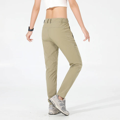 EUMERGX Women's Quick-Dry Cargo Hiking Pants