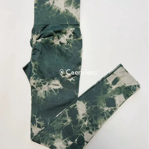 Women’s Tie Dye Seamless High Waist Leggings