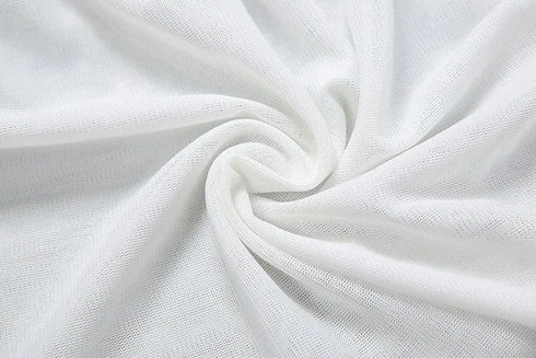 Velvet Cross Kink Tank Top & Ruched Long Skirt Set