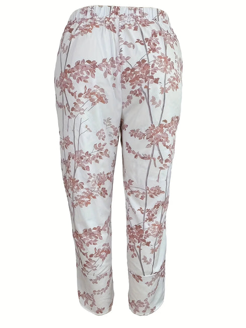 Women's Floral Oversized Summer Pants
