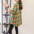 Casual Women's Flannel Plaid Shirt - Autumn Collection