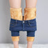 High Waist Thermal Jeans for Women - Warm Plush Denim