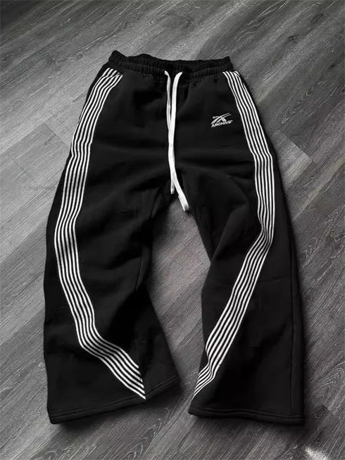 Y2K Grey Casual Wide Leg Cargo Pants