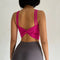 Women's Push Up Sports Bra with Back Knot Detail