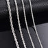 925 Sterling Silver Rope Chain Bracelet - Unisex Fashion Accessory