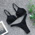 Women's V-Neck Push Up Bikini Set