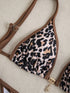 Floral Print Triangle Bikini Set with Brazilian Bottoms