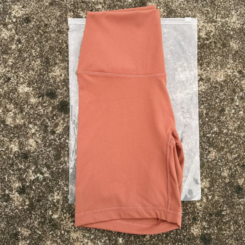 Solid Colour High Waist Yoga Shorts for Women