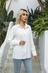 Elegant Long Sleeve Turn Down Collar Blouse