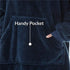 Oversized Hooded Fleece Hoodie Blanket for Women