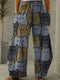 Women's Cartoon Cat Loose Wide-Leg Pants