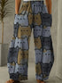 Women's Cartoon Cat Loose Wide-Leg Pants