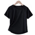 DRUR Women Sports T-shirt Short Sleeve Quick Dry Loose Compression Shirt Female Summer Fitness Sweatshirt Running Gym Tops New