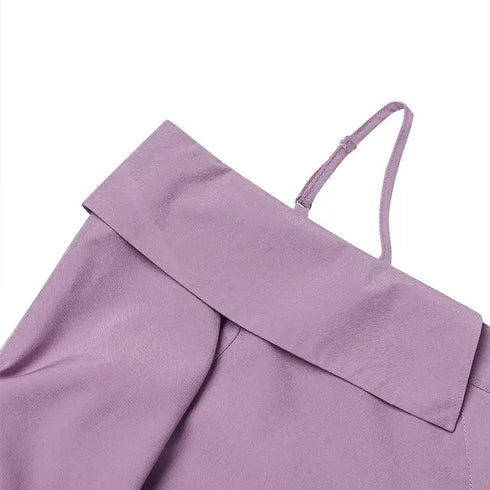 ZANZEA Off Shoulder Pleated Blouse for Women