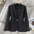 Red Slim Fit Blazer for Women