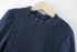 Zevity Women’s Ruffled Lace Stand Collar Smock Blouse