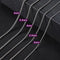 Long Box Chain Necklace in Stainless Steel