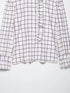 Elegant Ruffled Purple Casual Blouse for Women