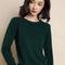Women's O-Neck Casual Knit Pullover Sweater