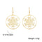 Metatron Cube Dangle Earrings - Spiritual Jewellery