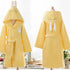 Children's Hooded Cotton Bathrobe with Rabbit Design