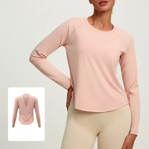 Women's Long Sleeve Breathable Sports Top