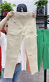 Casual Corduroy Harlan Pants with Button Pockets