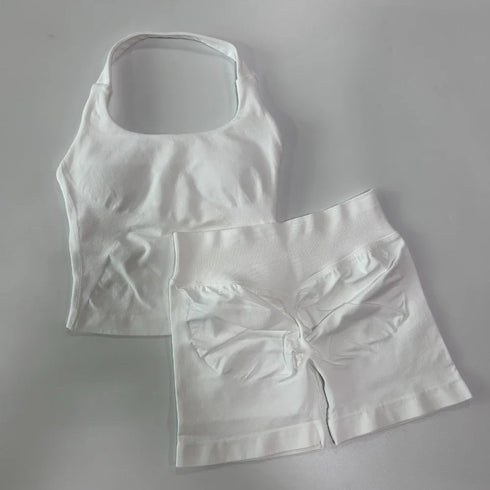 Seamless Yoga 2-Piece Gym Set for Women