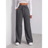 Plus Size High Waisted Straight Sweatpants