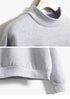 Women's Velvet Turtleneck Long Sleeve Sweatshirt